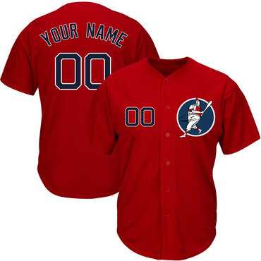 Red Sox Red Customized Cool Base New Design Jersey,We sell and wholesale Red Sox Red Customized Cool Base New Design Jersey on line form chian!